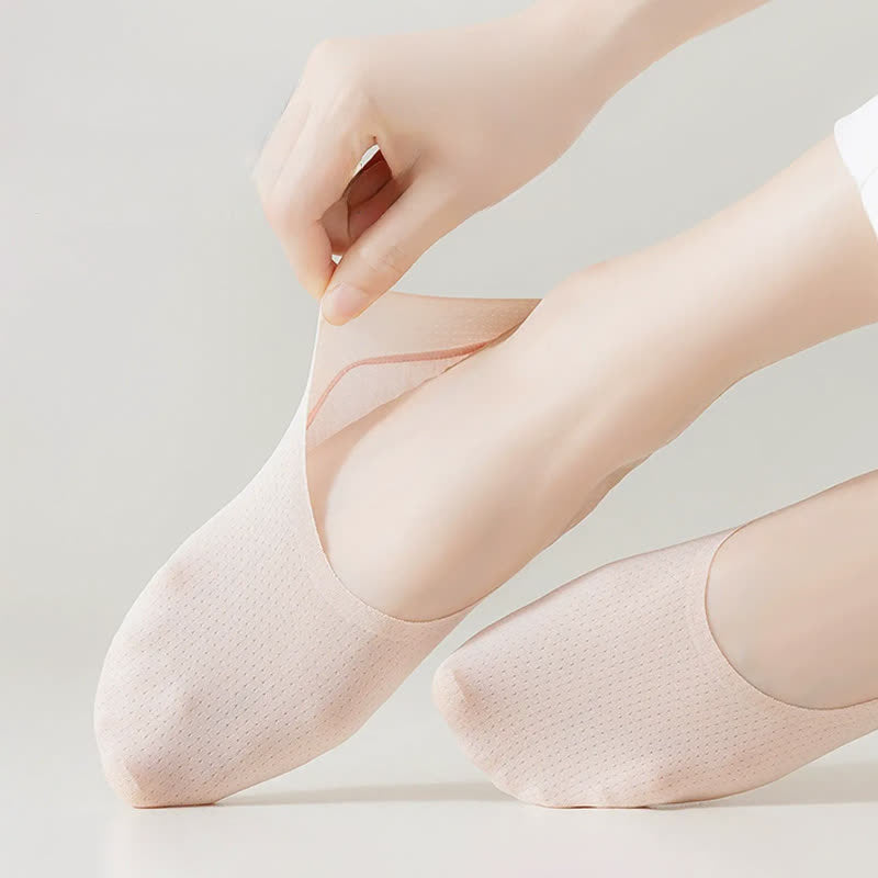 Kühlende, weiche, unsichtbare Socken aus Eisseide (6 Paar) - image 5