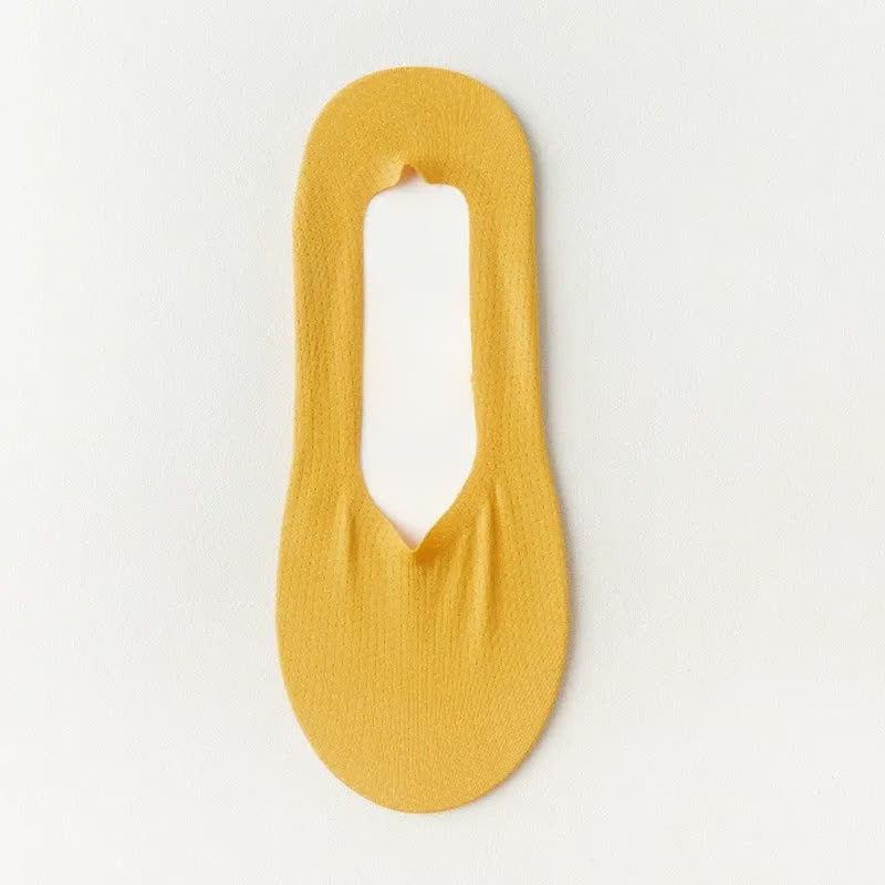 Kühlende, weiche, unsichtbare Socken aus Eisseide (6 Paar) - Gelb - EU39-45 (US6-11) - image 13