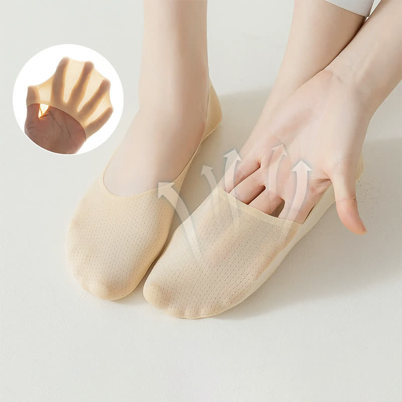 Kühlende, weiche, unsichtbare Socken aus Eisseide (6 Paar) - image 3