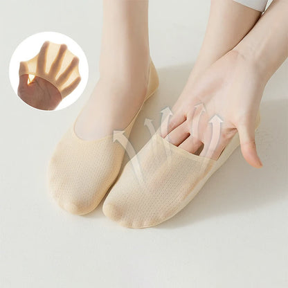 Kühlende, weiche, unsichtbare Socken aus Eisseide (6 Paar) - image 3