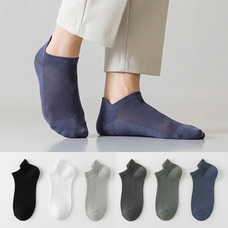 Atmungsaktive Mesh-Knöchelsocken (6 Paar) - image 0