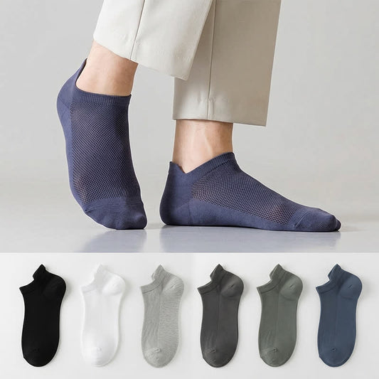Atmungsaktive Mesh-Knöchelsocken (6 Paar) - image 0
