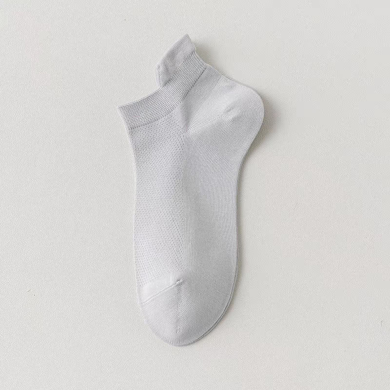 Atmungsaktive Mesh-Knöchelsocken (6 Paar) - Hellgrau - EU39-44 (US6-10) - image 7
