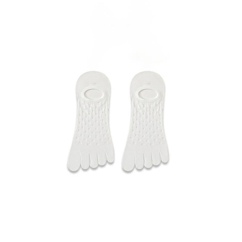 Atmungsaktive Zehensocken mit Fünf-Zehen-Ausrichtung (3 Paar) - Weiß - EU39-44 (US6-10) - image 5