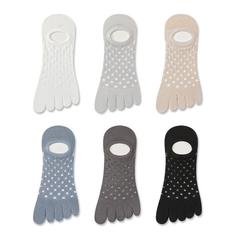 Atmungsaktive Zehensocken mit Fünf-Zehen-Ausrichtung (3 Paar) - image 9