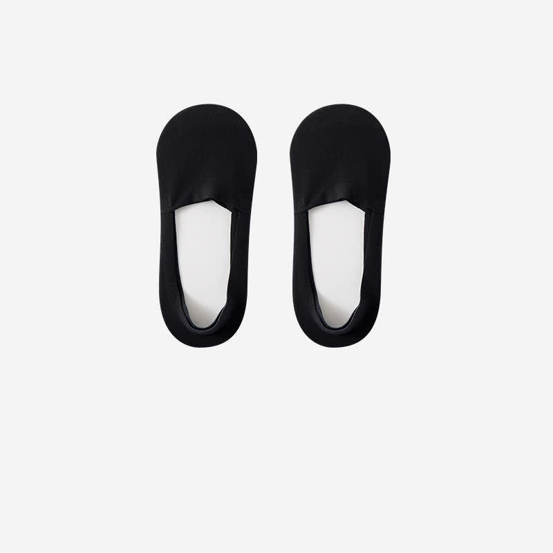 Atmungsaktive, unsichtbare Baumwollsocken (3 Paar) - Schwarz - RU39-44 (US6-10) - image 4