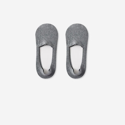 Atmungsaktive, unsichtbare Baumwollsocken (3 Paar) - Dunkelgrau - RU39-44 (US6-10) - image 5