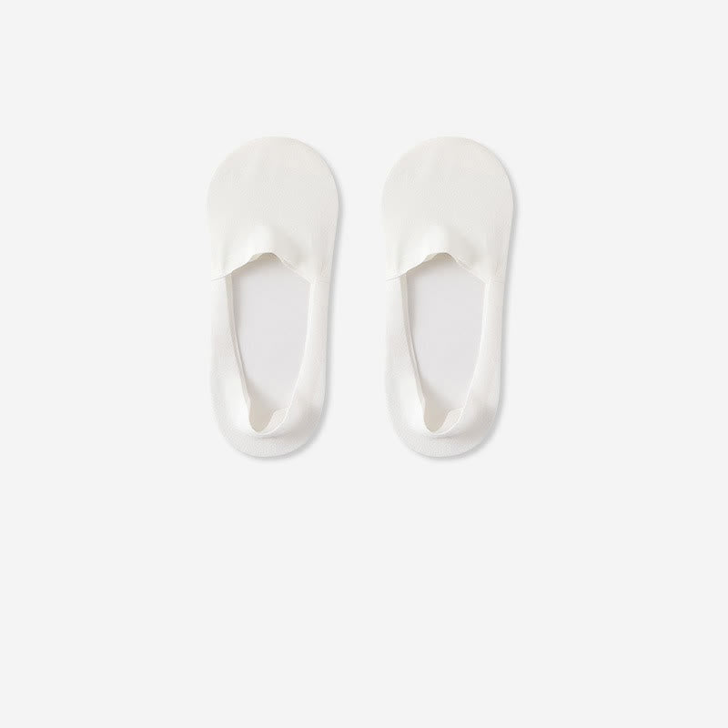 Atmungsaktive, unsichtbare Baumwollsocken (3 Paar) - Weiß - RU39-44 (US6-10) - image 3