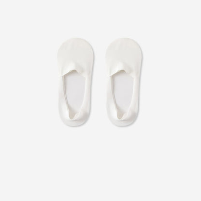 Atmungsaktive, unsichtbare Baumwollsocken (3 Paar) - Weiß - RU39-44 (US6-10) - image 3