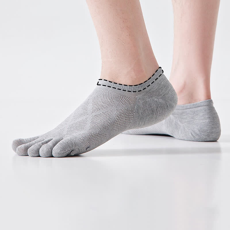 Atmungsaktive, unsichtbare Zehensocken aus Bambus (3 Paar) - image 2