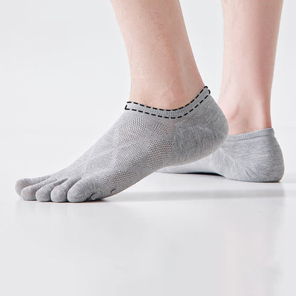 Atmungsaktive, unsichtbare Zehensocken aus Bambus (3 Paar) - image 2