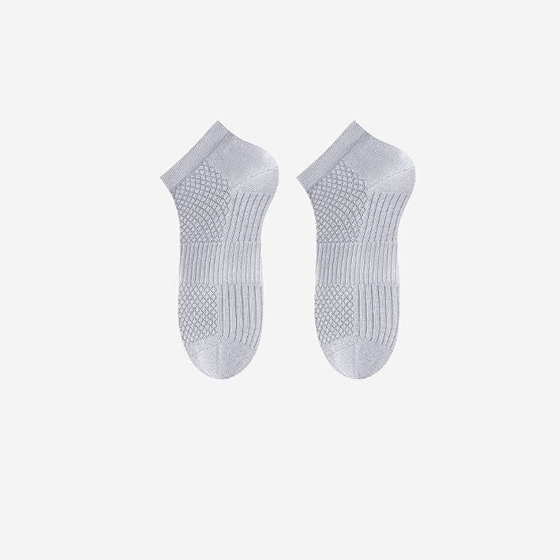 Atmungsaktive, antibakterielle Knöchelsocken aus Eisseide (5 Paar) - Hellgrau - EU39-44 (US6-10) - image 8