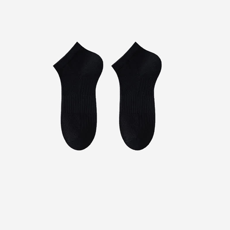 Atmungsaktive, antibakterielle Knöchelsocken aus Eisseide (5 Paar) - Schwarz - EU39-44 (US6-10) - image 10