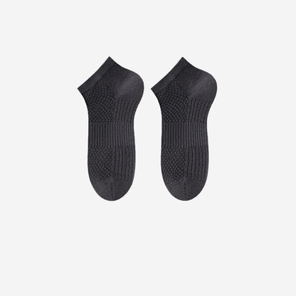 Atmungsaktive, antibakterielle Knöchelsocken aus Eisseide (5 Paar) - Dunkelgrau - EU39-44 (US6-10) - image 7