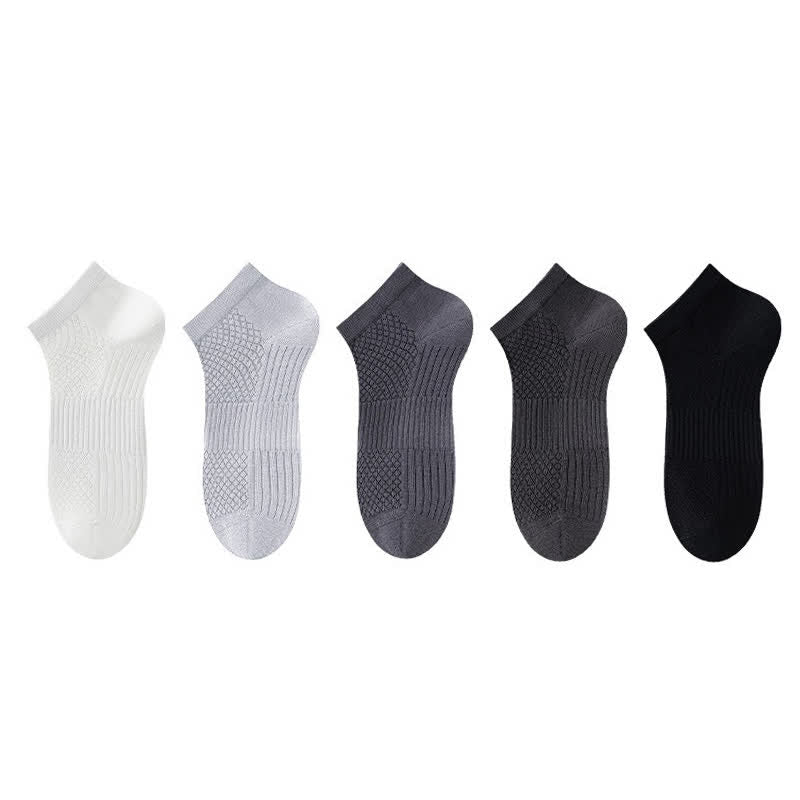 Atmungsaktive, antibakterielle Knöchelsocken aus Eisseide (5 Paar) - image 11
