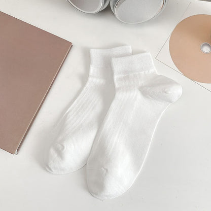 Weiche, dehnbare Knöchelsocken (5 Paar) - Weiß - EU36-44 (US3-10) - image 8