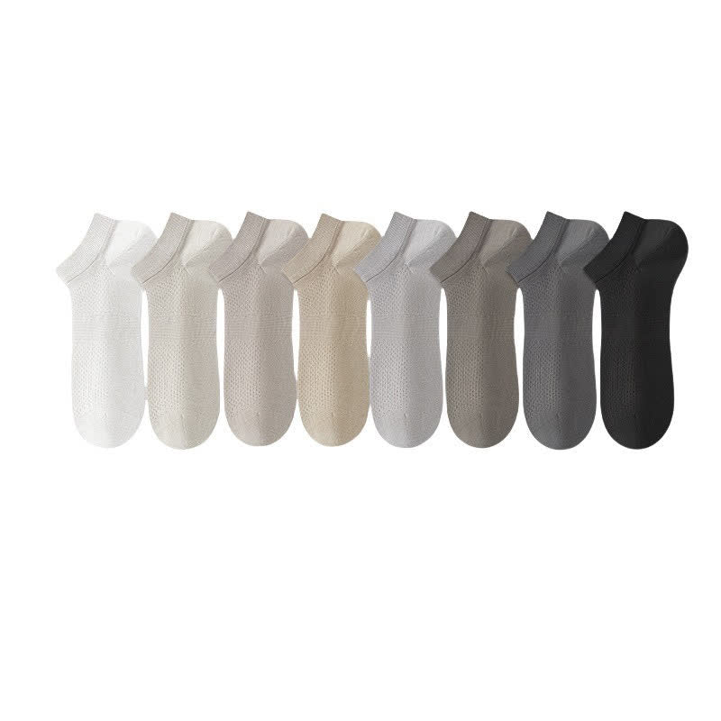 Atmungsaktive Seiden-Knöchelsocken (8 Paar) - image 4