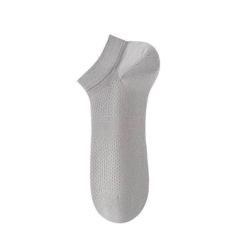 Atmungsaktive Seiden-Knöchelsocken (8 Paar) - Hellgrau - EU36-44 (US3-10) - image 12