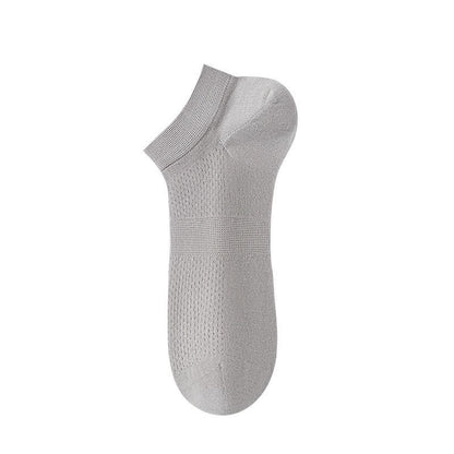 Atmungsaktive Seiden-Knöchelsocken (8 Paar) - Hellgrau - EU36-44 (US3-10) - image 12