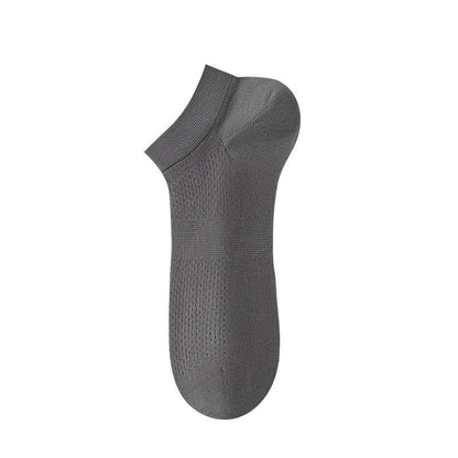 Atmungsaktive Seiden-Knöchelsocken (8 Paar) - Dunkelgrau - EU36-44 (US3-10) - image 11