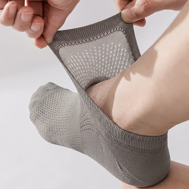 Atmungsaktive Seiden-Knöchelsocken (8 Paar) - image 1