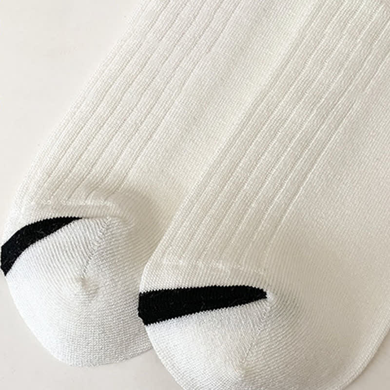 Lässige gerippte Bambus-Knöchelsocken (5 Paar) - image 7