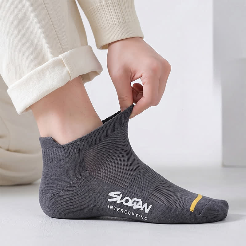 Atmungsaktive, gepolsterte Knöchelsocken (5 Paar) - Dunkelgrau - EU36-44 (US3-10) - image 9