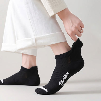 Atmungsaktive, gepolsterte Knöchelsocken (5 Paar) - Schwarz - EU36-44 (US3-10) - image 8