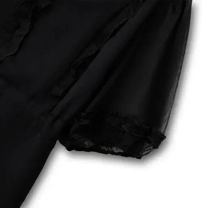 Romantisches Midikleid mit Stufenrüschen in Übergröße - image 4
