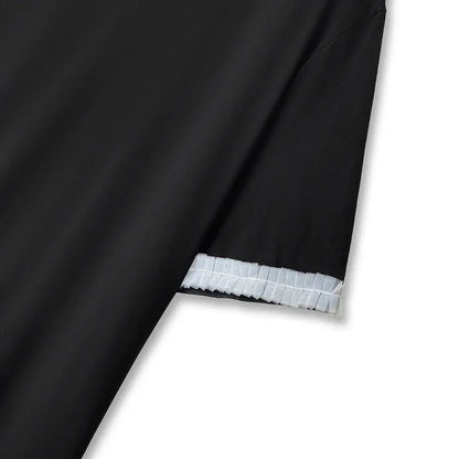 Midikleid in Übergröße mit kontrastierendem Saum - image 2