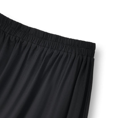 Plus Size Midi-Rock mit seitlicher Bindefläche, Raffungen und kurzen Ärmeln, passendes Set - image 7