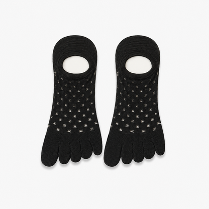 Atmungsaktive Zehensocken mit Fünf-Zehen-Ausrichtung (3 Paar) - Schwarz - EU39-44 (US6-10) - image 3