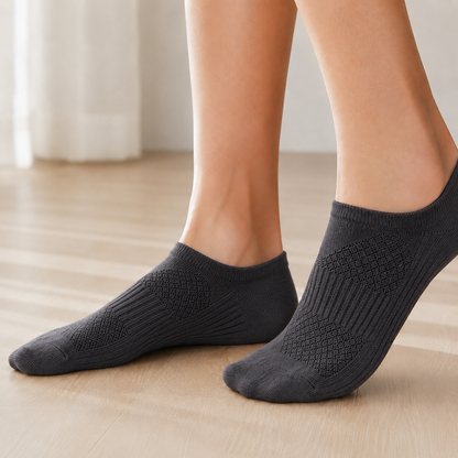 Atmungsaktive, antibakterielle Knöchelsocken aus Eisseide (5 Paar) - image 4