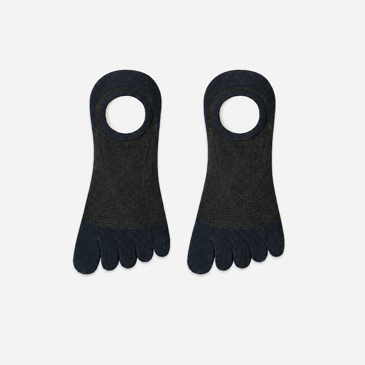Atmungsaktive, unsichtbare Zehensocken aus Bambus (3 Paar) - Königsblau - EU36-45 (US3-11) - image 4