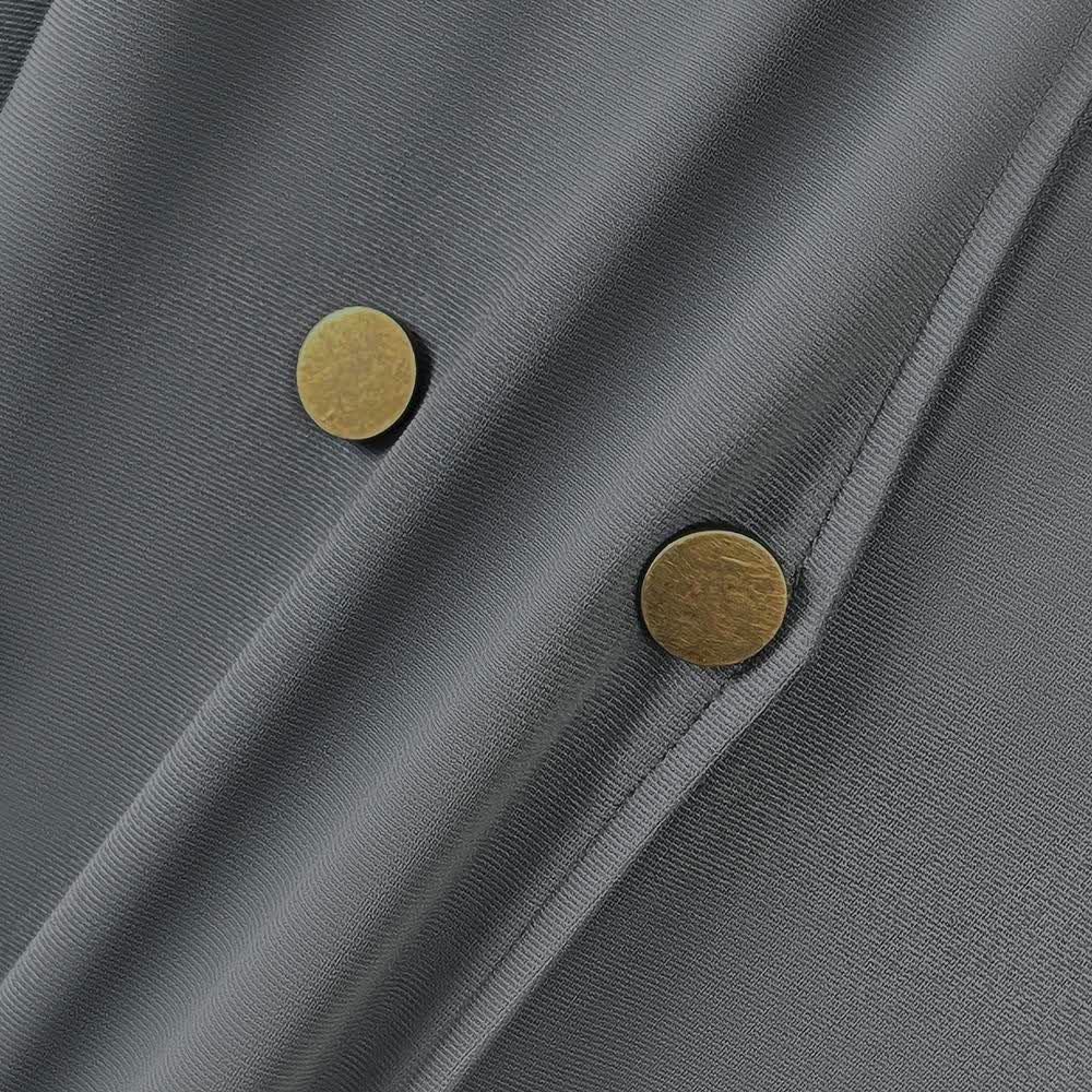 Sommerkleider in Übergröße mit Fledermausärmeln, kurzem Schnitt, lockerer Passform und Taschen - image 3