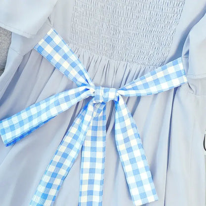 Leichtes Sommerkleid in A-Linie mit eckigem Ausschnitt in Übergröße, Midi-Länge - image 3