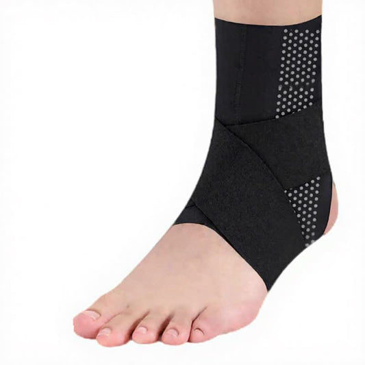 Knöchelbandage mit gekreuzten Riemen - Schwarz - EU40-45 (US7-11) - image 0