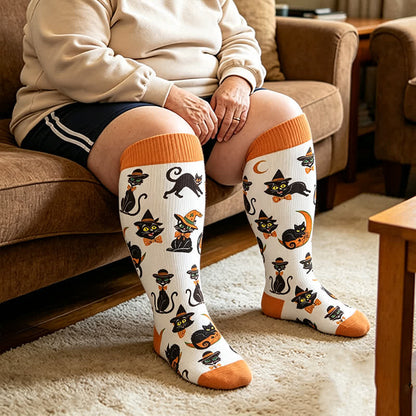 Festliche Kompressionsstrümpfe für Haustiere in Übergröße - Orange - 4XL - image 3