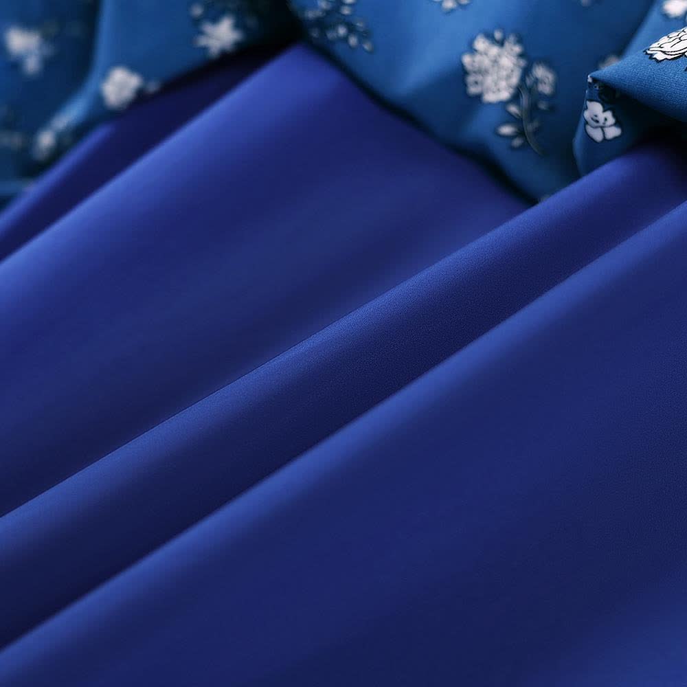 Plus Size Sommerkleid in Midi-Länge mit Spitze, flatternden Ärmeln, zartem Blumenmuster und Stufenrock - image 6