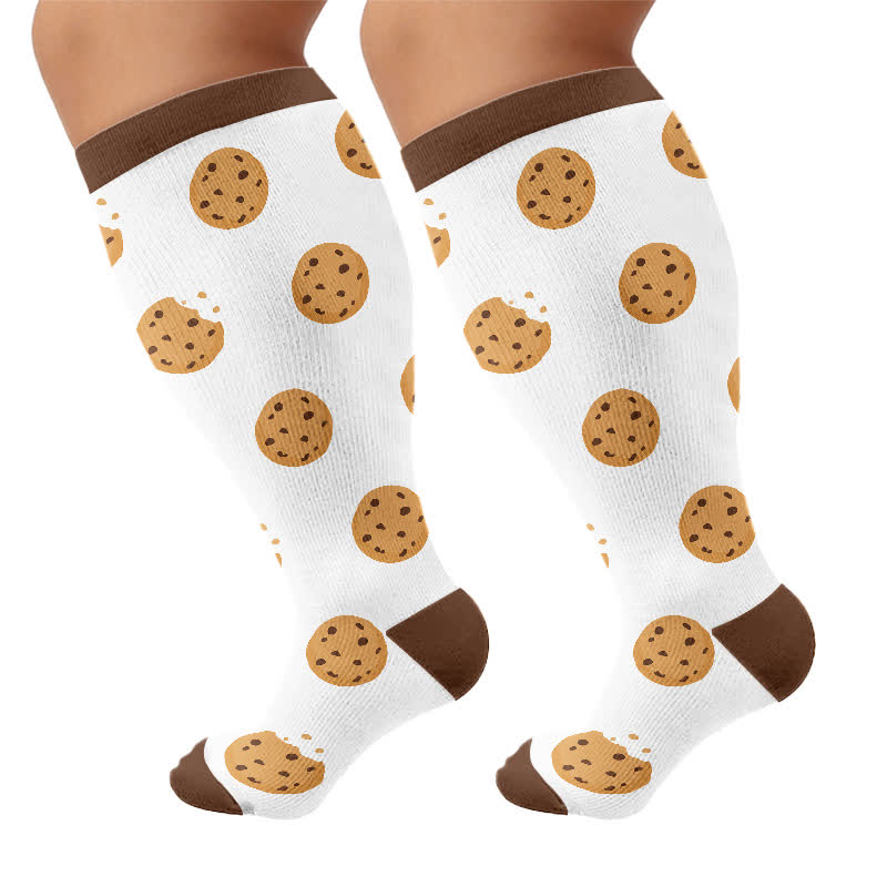 Kompressionsstrümpfe in Übergröße - Weiß - 4XL - image 7