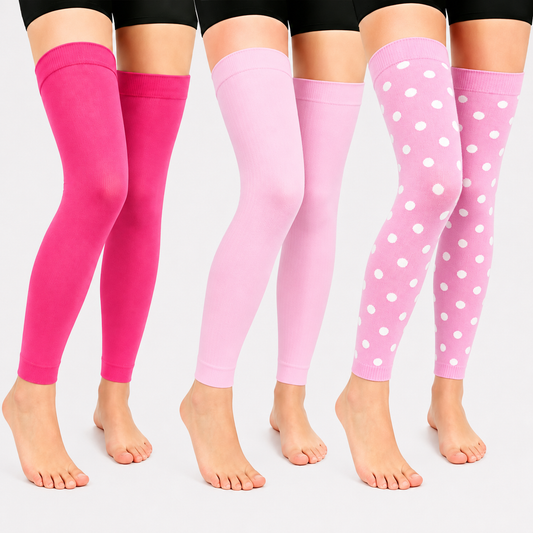 Kompressionsärmel der Pink Dots Serie (3 Paar) - Mehrfarbig - L/XL - image 0