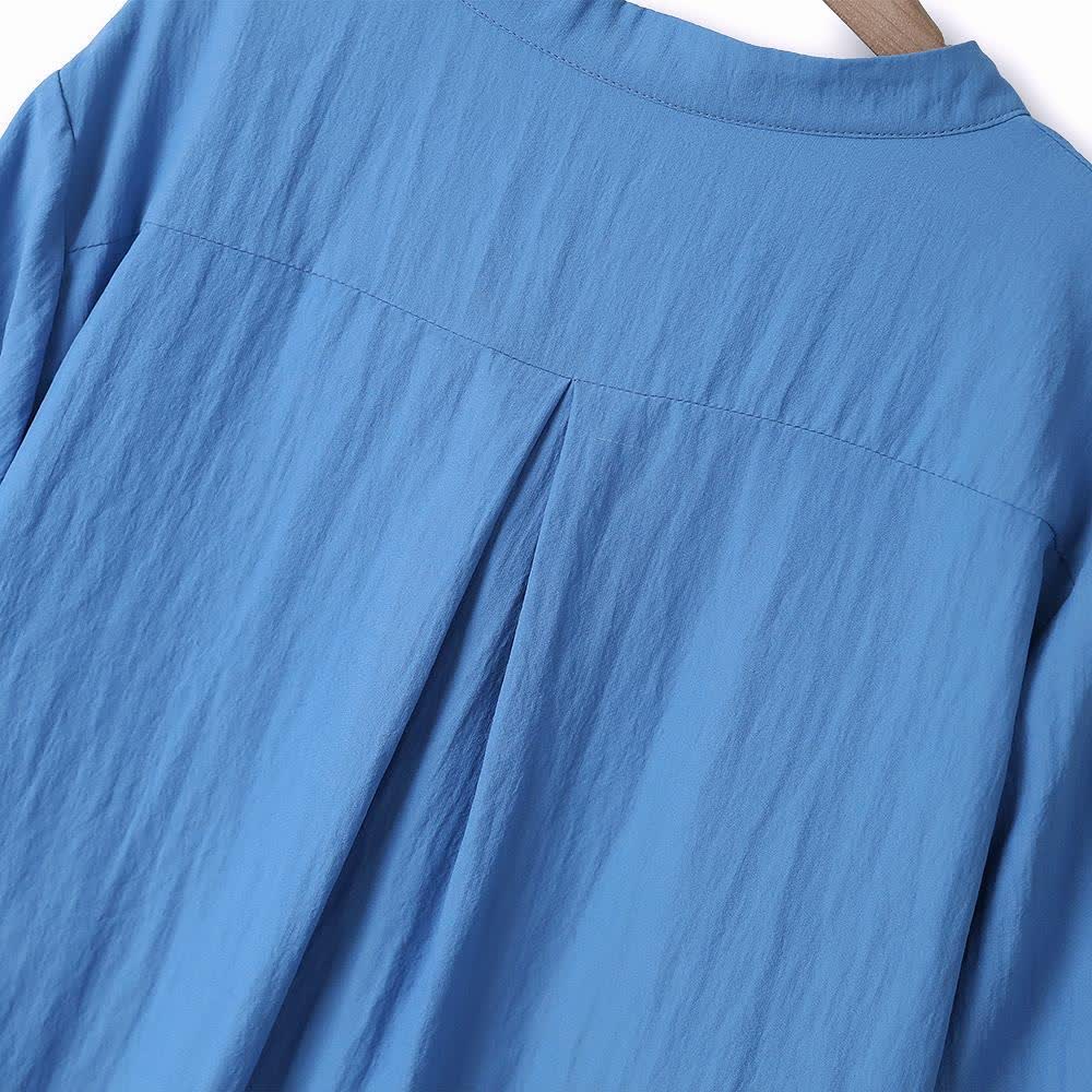 Plus Size Bambusbluse mit Knopfleiste - image 4