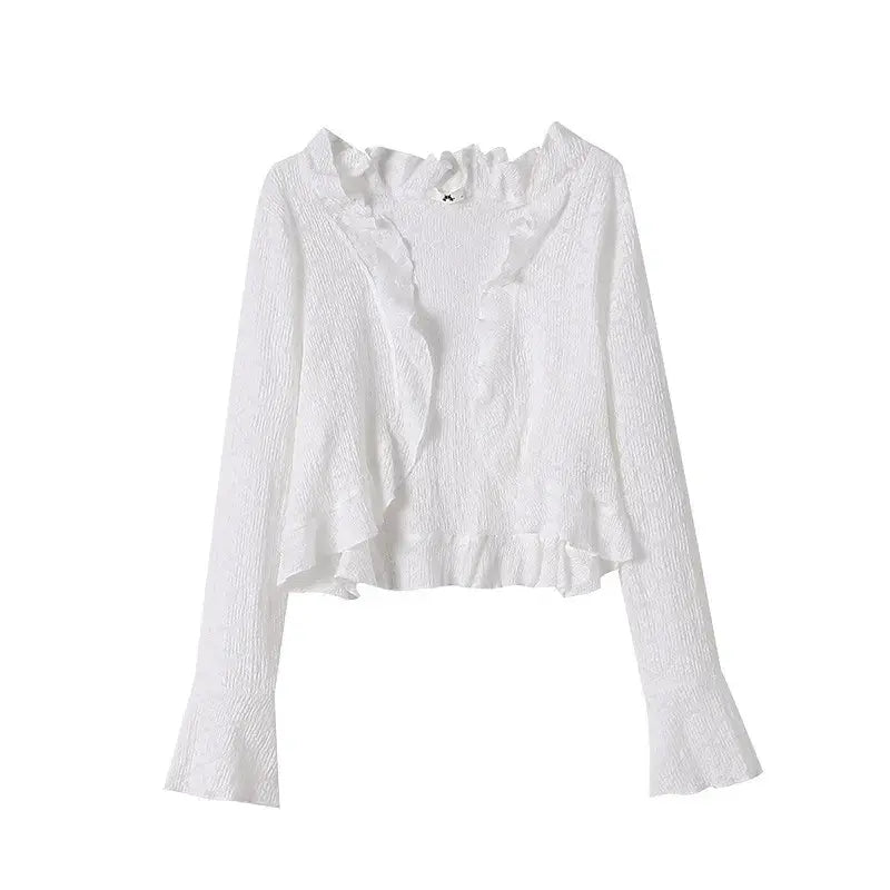 Plus Size Empire-Taille, figurbetontes, ausgestelltes A-Linien-Sommerkleid-Set - Strickjacke - 6XL - image 2