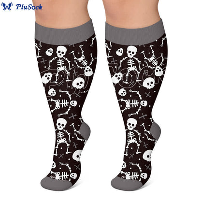 Plus Size Webs Bone Parade Kompressionsstrümpfe - image 5