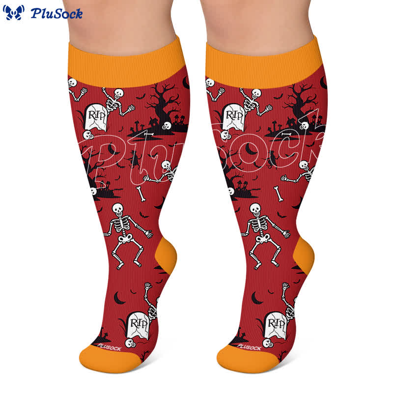 Plus Size Webs Bone Parade Kompressionsstrümpfe - image 7