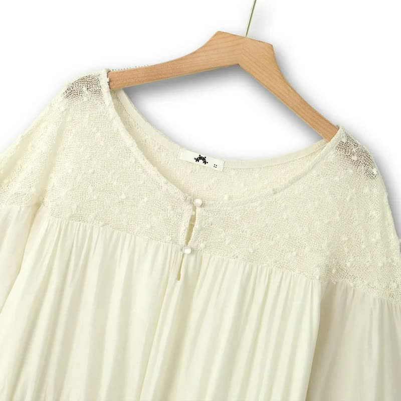 Boho-Maxikleid mit Kordelzug und Stufenrock für den Urlaub - image 4