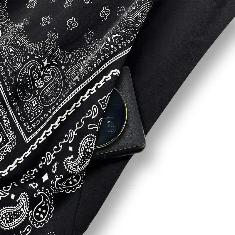 Lagen-Maxikleid mit Bandana-Print - image 4