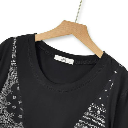 Lagen-Maxikleid mit Bandana-Print - image 3