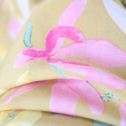 Pastellfarbenes Maxikleid aus Viskose mit Blumenmuster - image 2