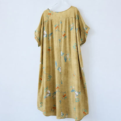 Vintage Midikleid mit Blumenmuster und Knopfleiste - image 8